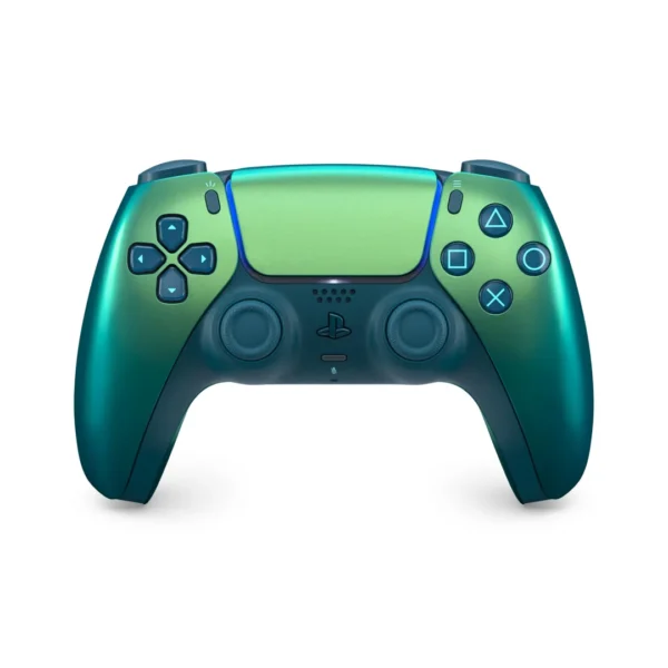 دسته بازی PS5 سبزآبی کروم مدل DualSense Chrome Blue-green